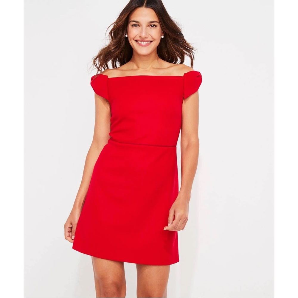 Vineyard Vines Off the Shoulder Pointe Dress